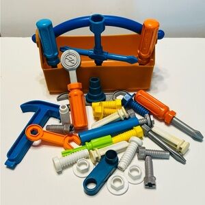 Hot Wheels Kids Toy Tool Set - Blue and Orange